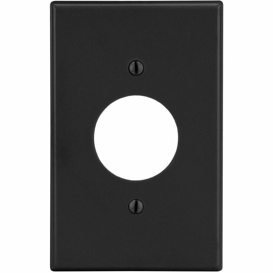 WALLPLATE, M-SIZE, 1-G, 1.40 OPNG, BK