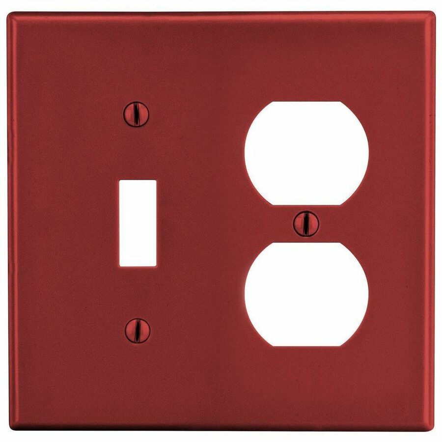 WALLPLT, M-SIZE, 2-G, 1) DUP 1) TOG, RED
