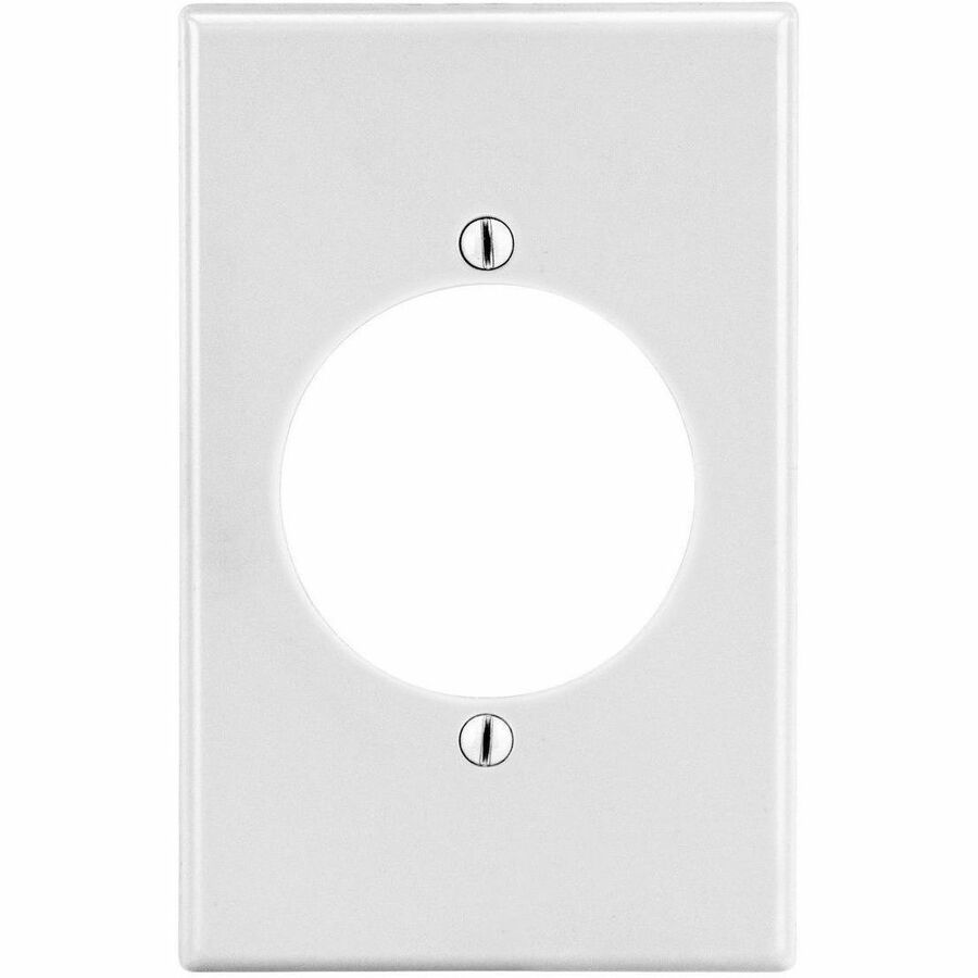 WALLPLATE, 1-G, 2.15 OPNG, WH