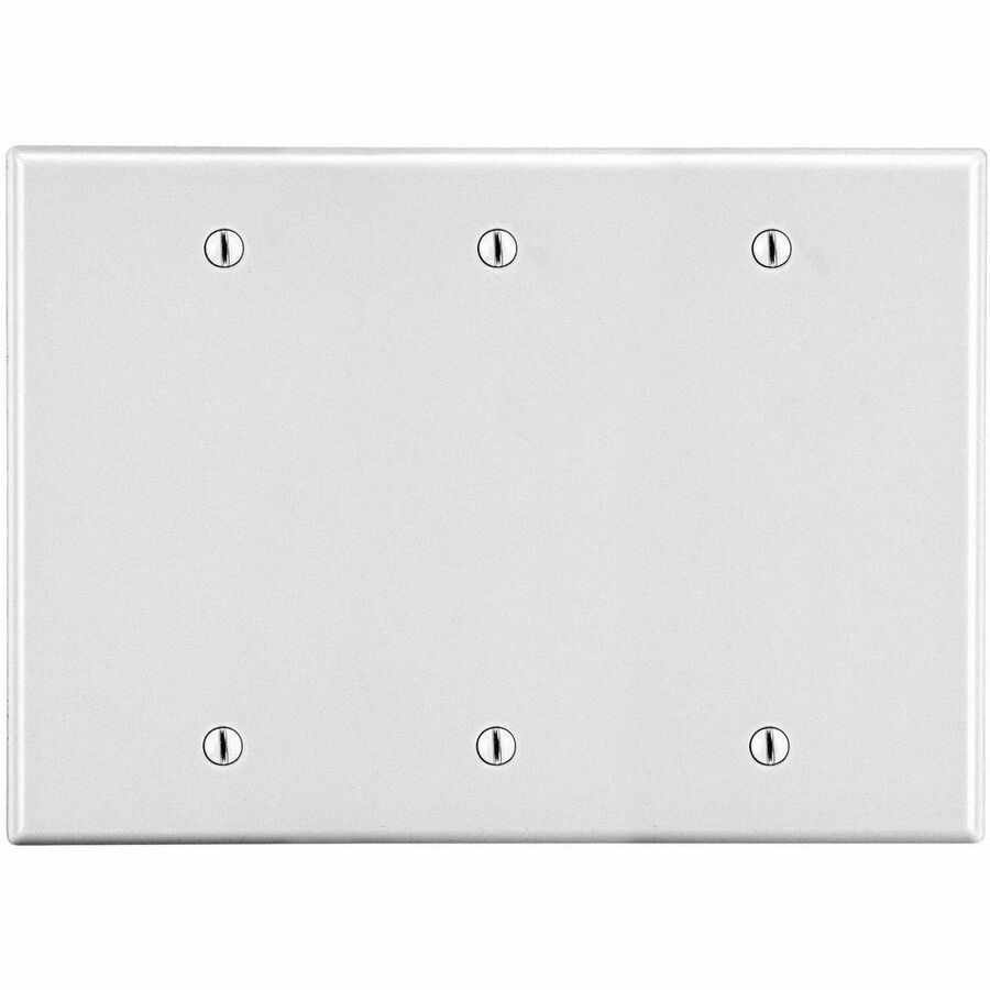 WALLPLATE, 3-G, 3) BOX MT BLANK, WH