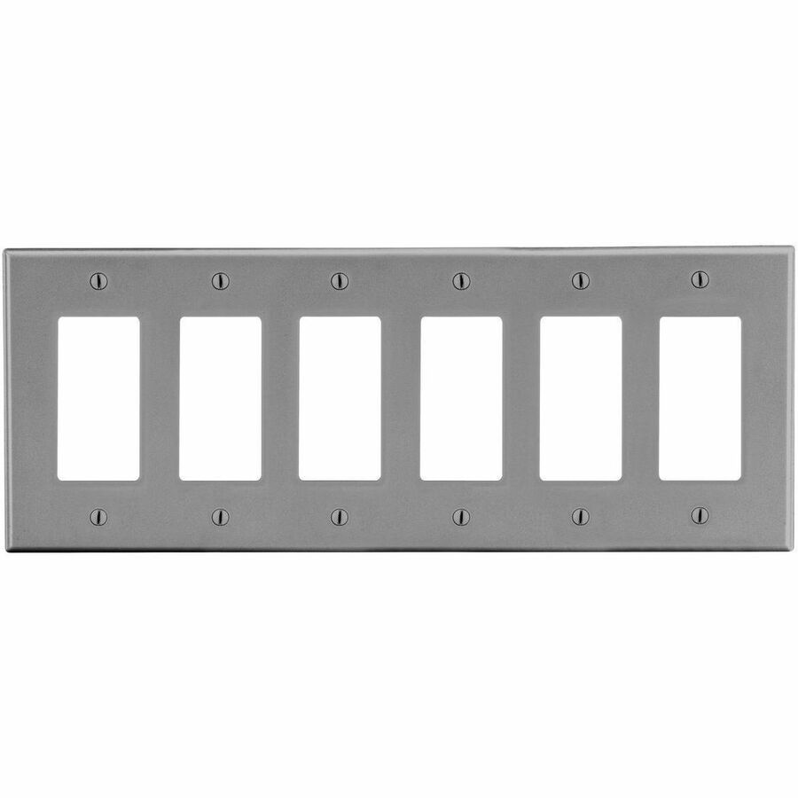 WALLPLATE, 6-G, 6) DEC, GY