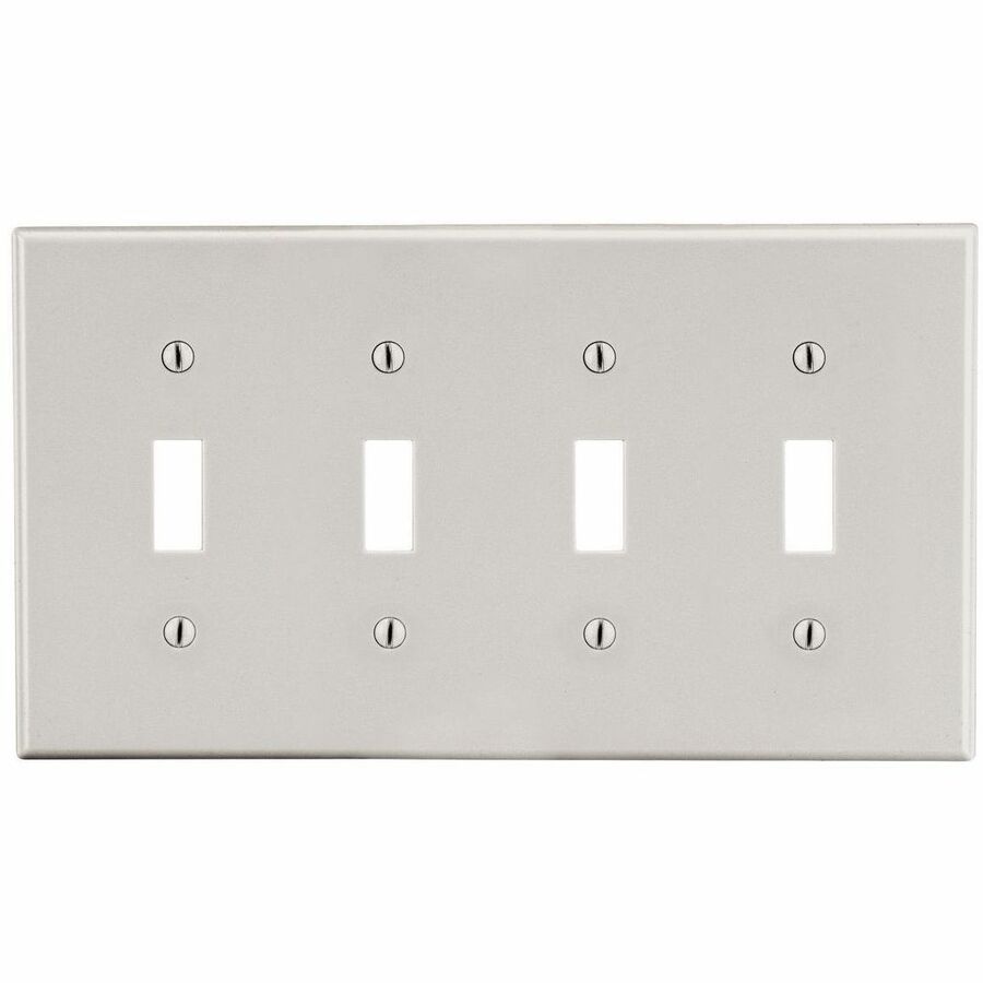 WALLPLATE, 4-G, 4) TOG, LA