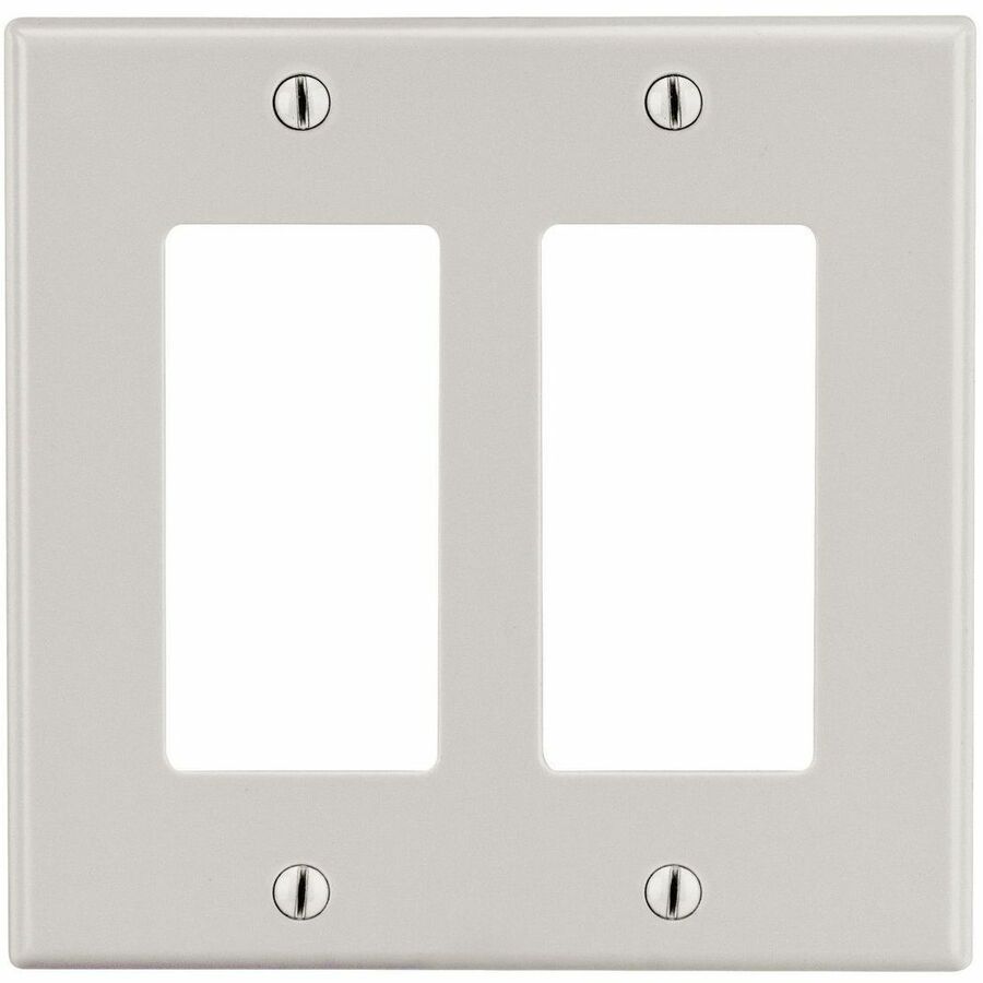 WALLPLATE, M-SIZE, 2-G, 2) DEC, LA