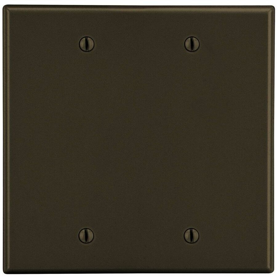 WALLPLT, M-SIZE, 2-G, 2 BOX MT BLNK, BR