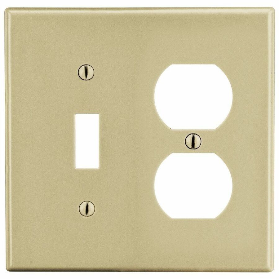 WALLPLATE, 2-G, 1) DUP 1) TOG, IV