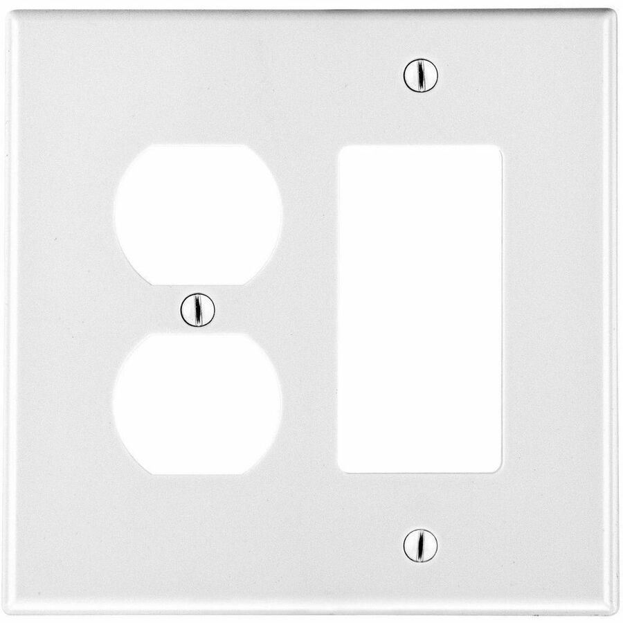 WALLPLT, M-SIZE, 2-G, 1) DUP 1) DEC, WH