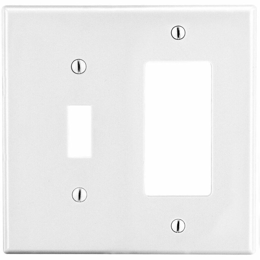 WALLPLT, M-SIZE, 2-G, 1) TOG 1) DEC, WH