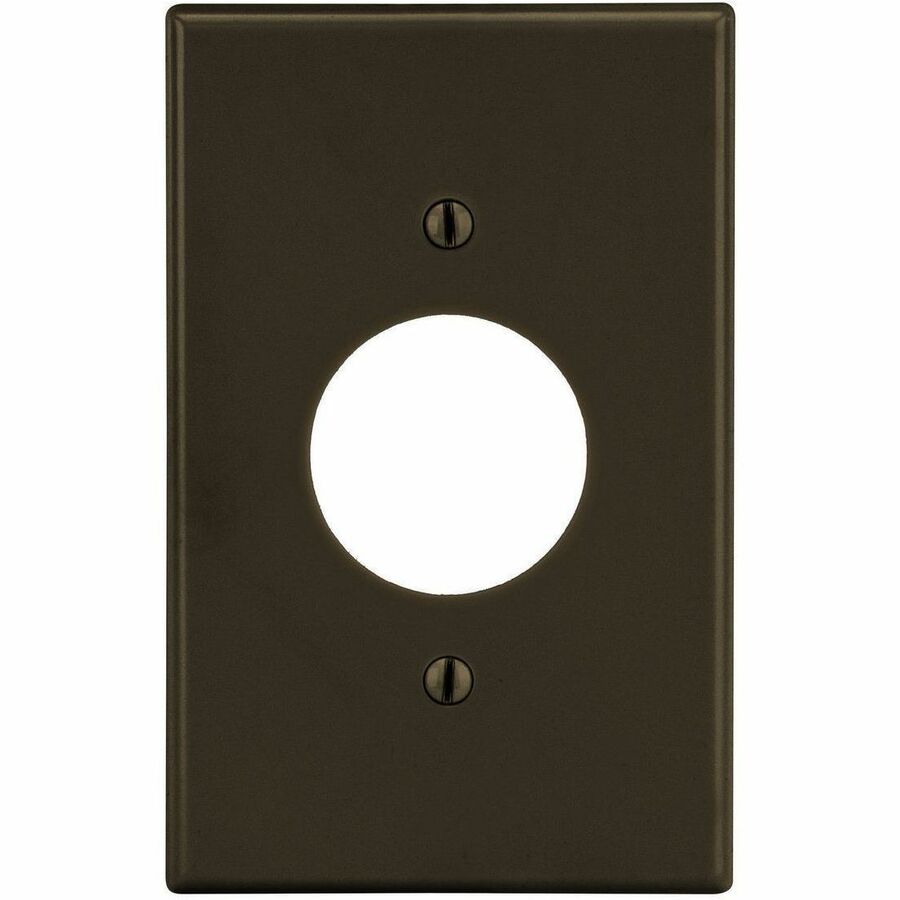 WALLPLATE, M-SIZE, 1-G, 1.40 OPNG, BR