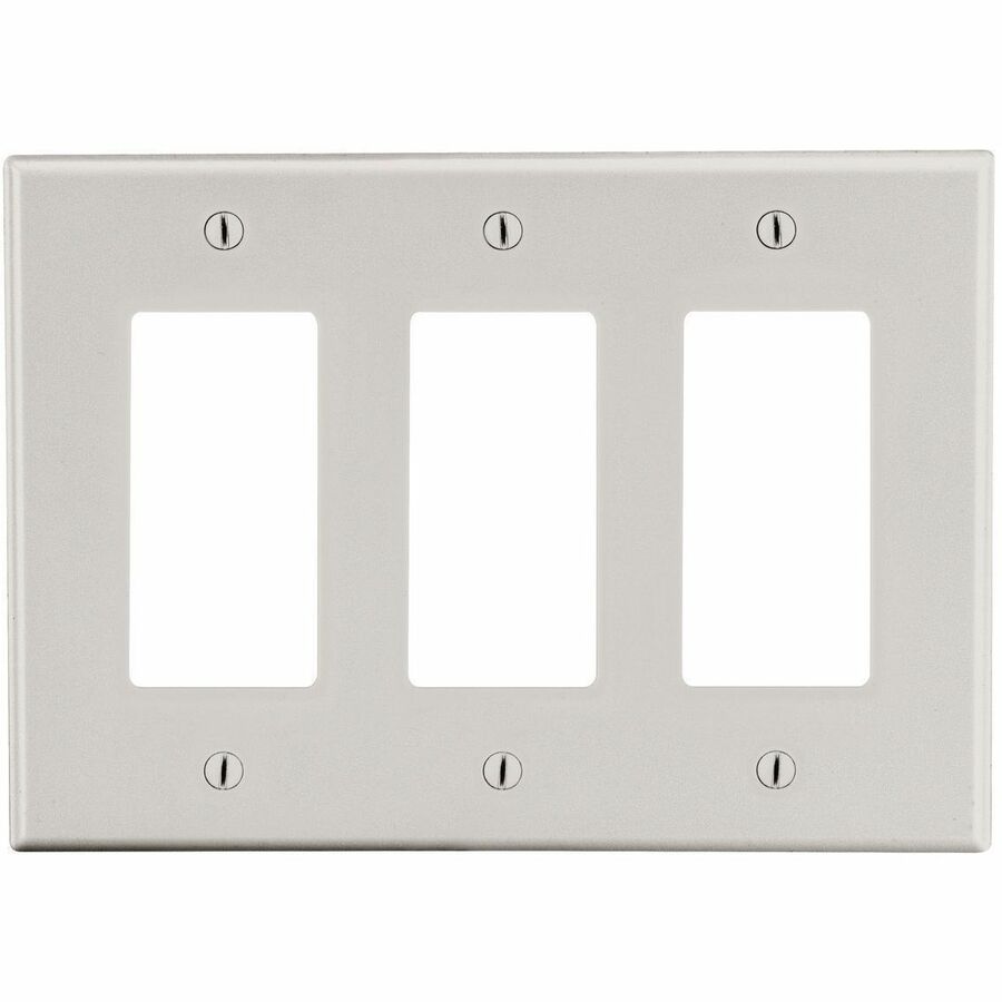 WALLPLATE, M-SIZE, 3-G, 3) DEC, LA
