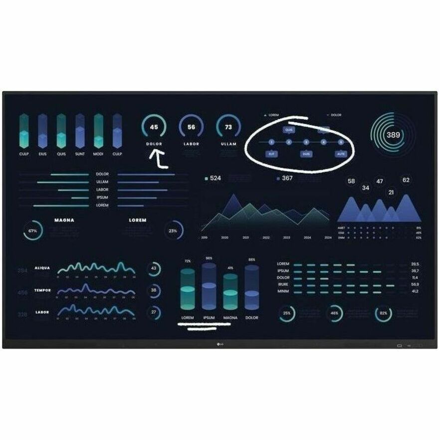 75IN IPS 3840X2160 UHD 350CD/M2