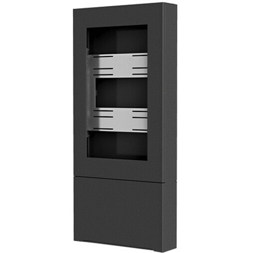 43 INCH PORTRAIT FLOOR KIOSK BLACK
