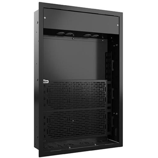 LG INWALL BOX 14.25X22 LL,FLG,4PWR,BK