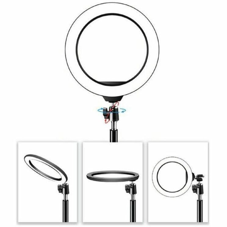 Codi 6 LED Ring Light W/ Mini Tripod Dimmable LED for Content Creation
