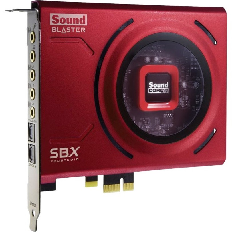 ADD-IN CARD - PCI EXPRESS - 5.1 CHANNEL SURROUND - 3 X 3.5 MM JACKS (FRONT, REAR