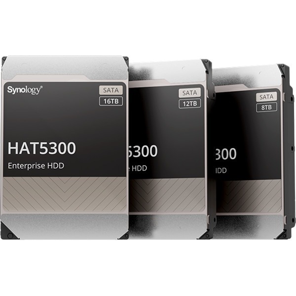 Synology 16TB 3.5" SATA NAS Server Hard Drive - 7.2K rpm 512e - Synology DSM/GUI Firmware Control
