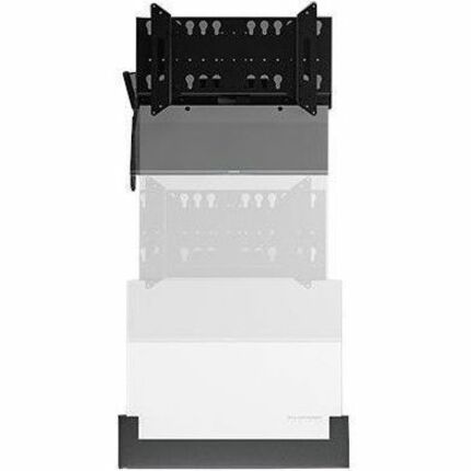 WALL STAND, ELECTRIC LIFT- GRAPHITE AND GRAY/VERY WHITE