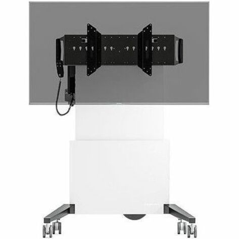 MOBILE STAND, ELECTRIC LIFT AND TILT, GRAPHITE AND GRAY/VERY WHITE