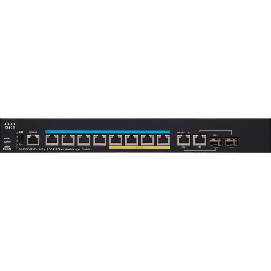 CISCOSG350-8PMD 8-PRT2.5GPOESTCKBL MNGDSWITCH REMANUFACTURED