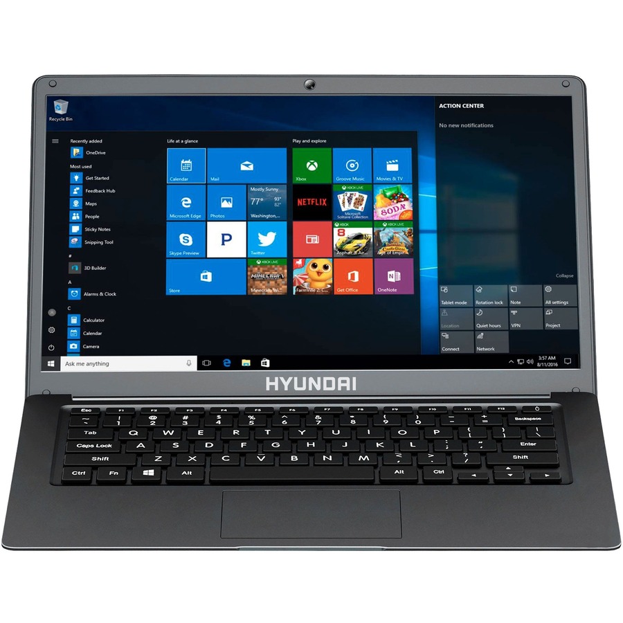 HYUNDAI HYBOOK, 14.1IN INTEL CELERON LAPTOP, 4GB RAM, 128GB STORAGE