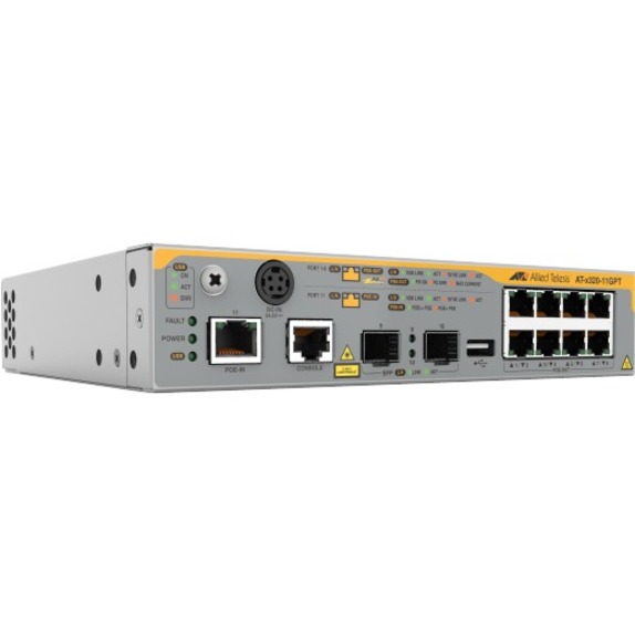 TAA 8 1GB POE+ 1 POE-IN 2SFP SWITCH AC