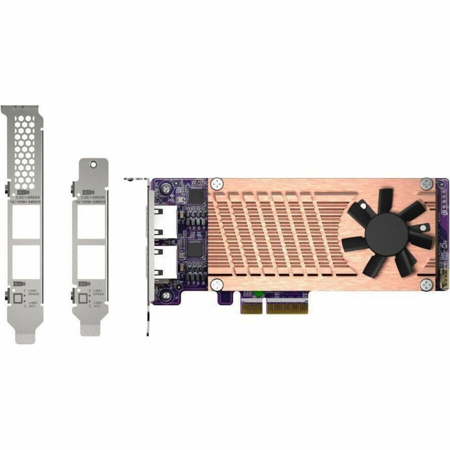 QNAP QM2 SERIES, 2 X PCIE 2280 M.2 SSD SLOTS, PCIE GEN3 X 4 , 2 X INTEL I225LM