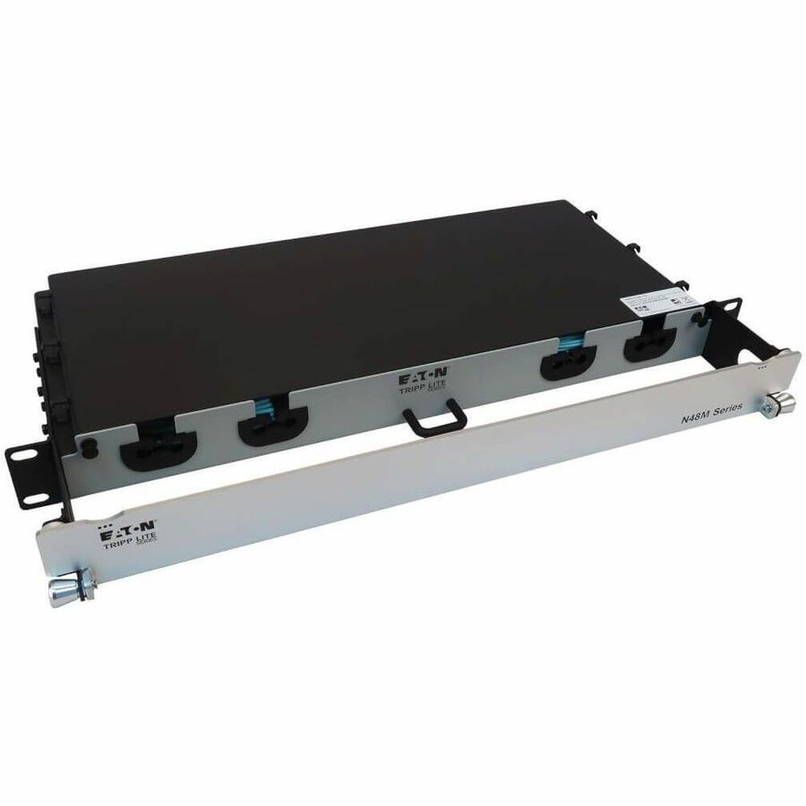 EATON TRIPP LITE SERIES PRELOADED FIBER PANEL, 1U - 2X (12X LC/LC DUPLEX M/M) 24
