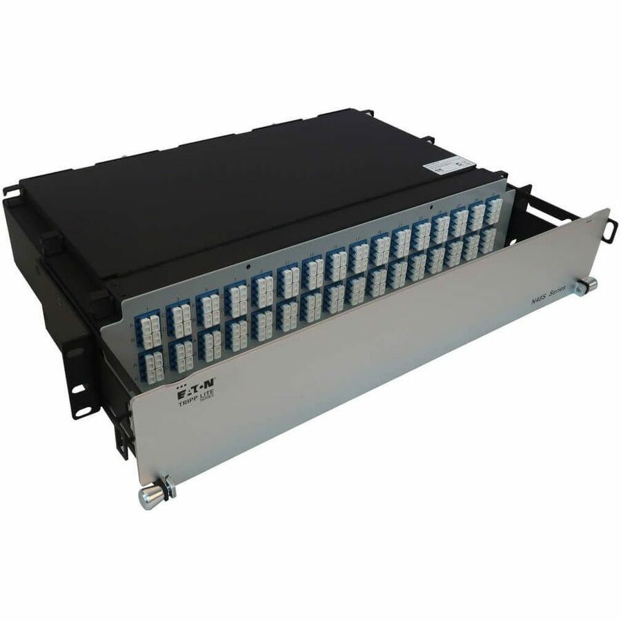EATON TRIPP LITE SERIES PRELOADED FIBER PATCH PANEL, 2U - 32X (12F MTP/MPO-APC T
