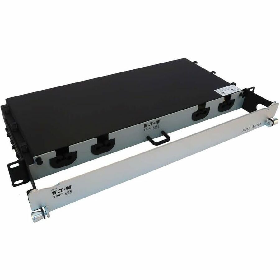 EATON TRIPP LITE SERIES PRELOADED FIBER PANEL, 1U - 4X (3X8F MTP/MPO-APC F/F) 24