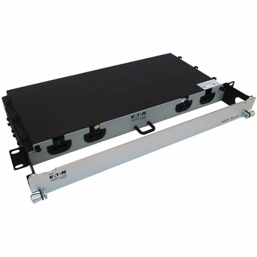 EATON TRIPP LITE SERIES PRELOADED FIBER PANEL, 1U - 6X (4X LC/LC DUPLEX M/M) 8F