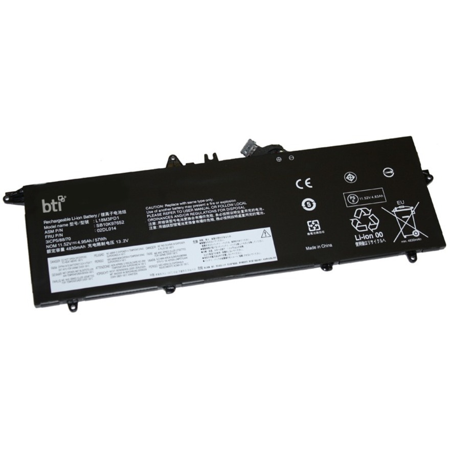 Battery Technology L18L3PD1-BTI Battery for ThinkPad T490s | Replacement