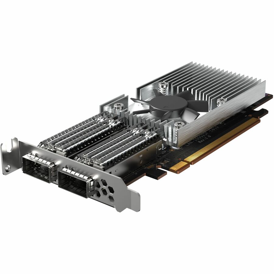 DUAL-PORT QSFP28 100GBE NETWORK EXPANSION CARD; LOW-PROFILE FORM FACTOR; PCIE GE