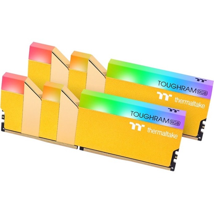 TOUGHRAM RGB DDR4 3600MHZ 8GB X 2, GOLD