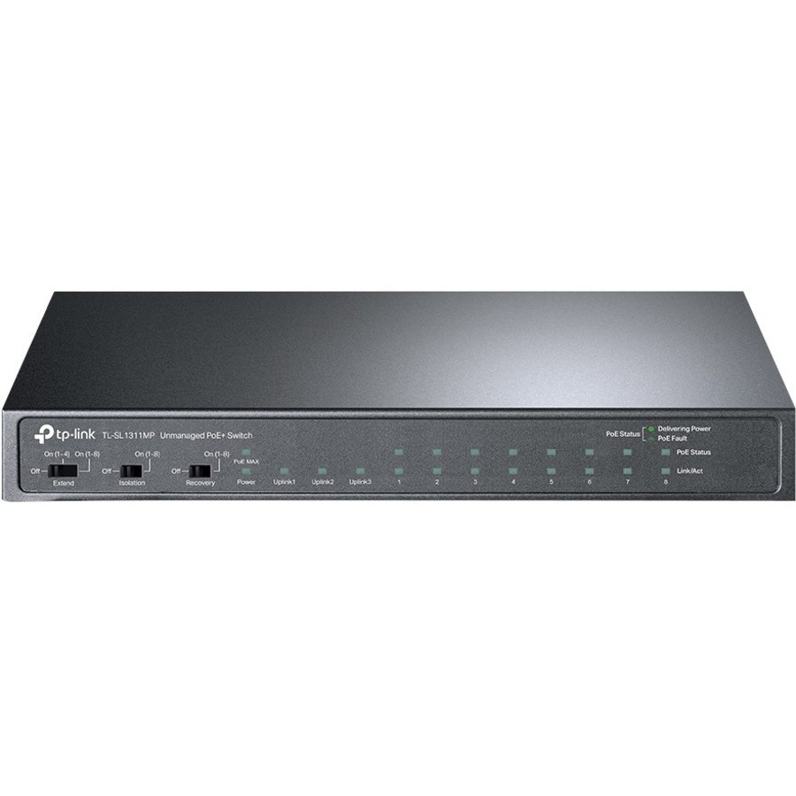 8 Port FE PoE Plus Switch