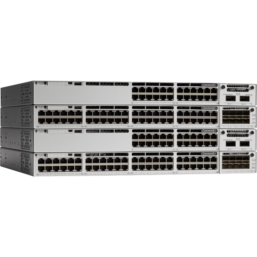 Catalyst 9300x  24x25g Fiber Ports, Modular Uplink Switch