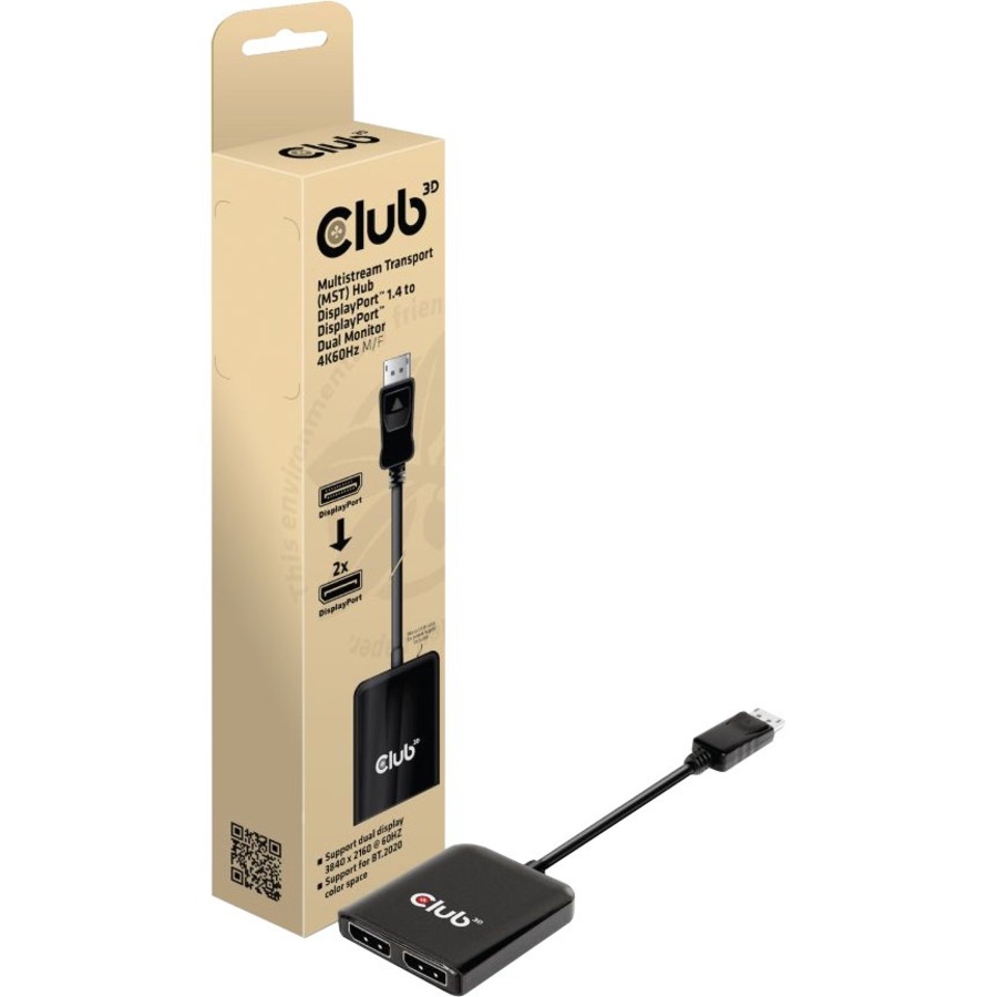 CSV-7200 IS A DP1.4 ALT MODE TO DISPLAYPORT DUAL MONITOR 4K60HZ M/F MST HUB. THI