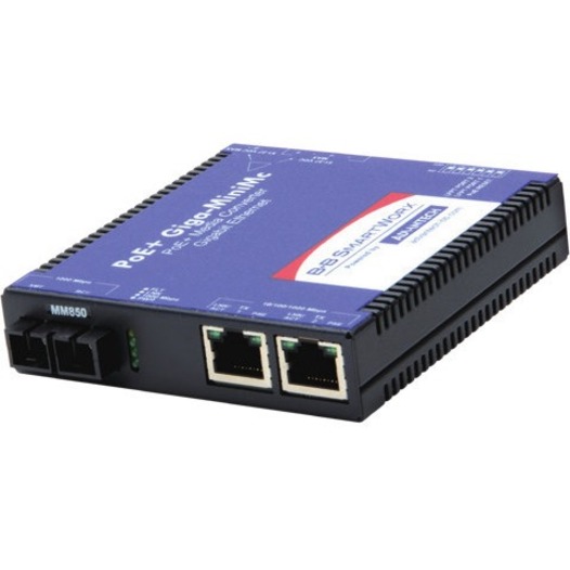 POE+ GIGA-MINIMC/LFPT, 2TX/LX- MM1300-SC.