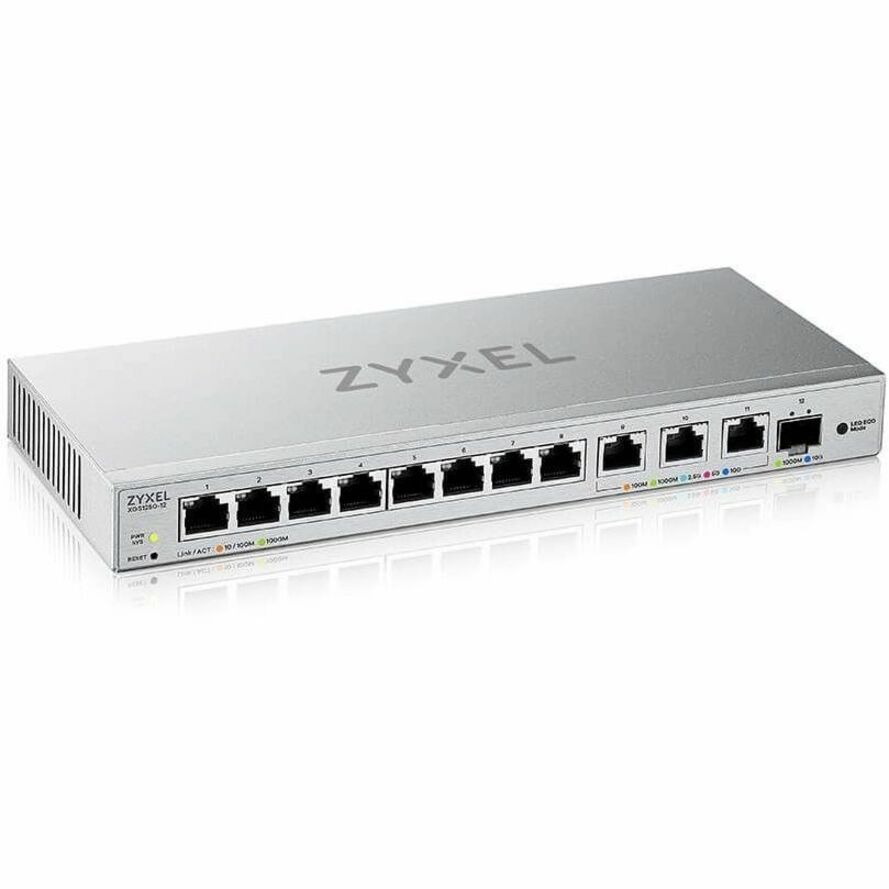 Zyxel XGS1250-12 8-Port Gig Web Managed Switch | 10G, Enterprise