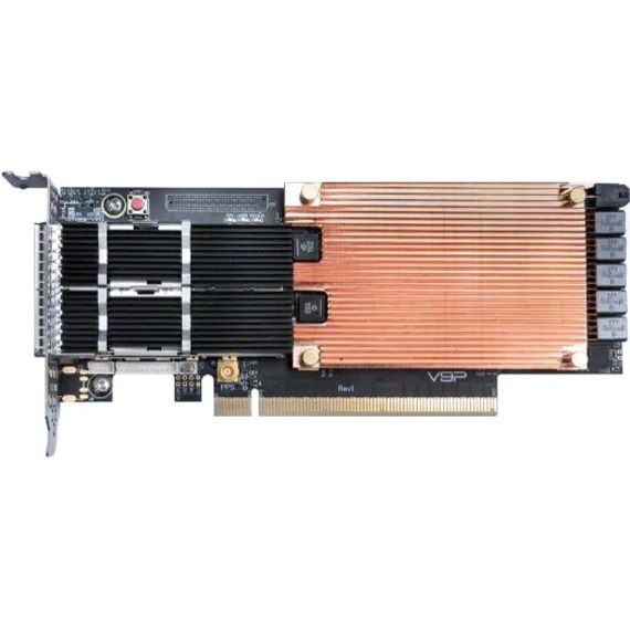 NEXUS 2-PORT QDD SMARTNIC+ (16-CHANNEL), VU9P-3, 9GB DDR