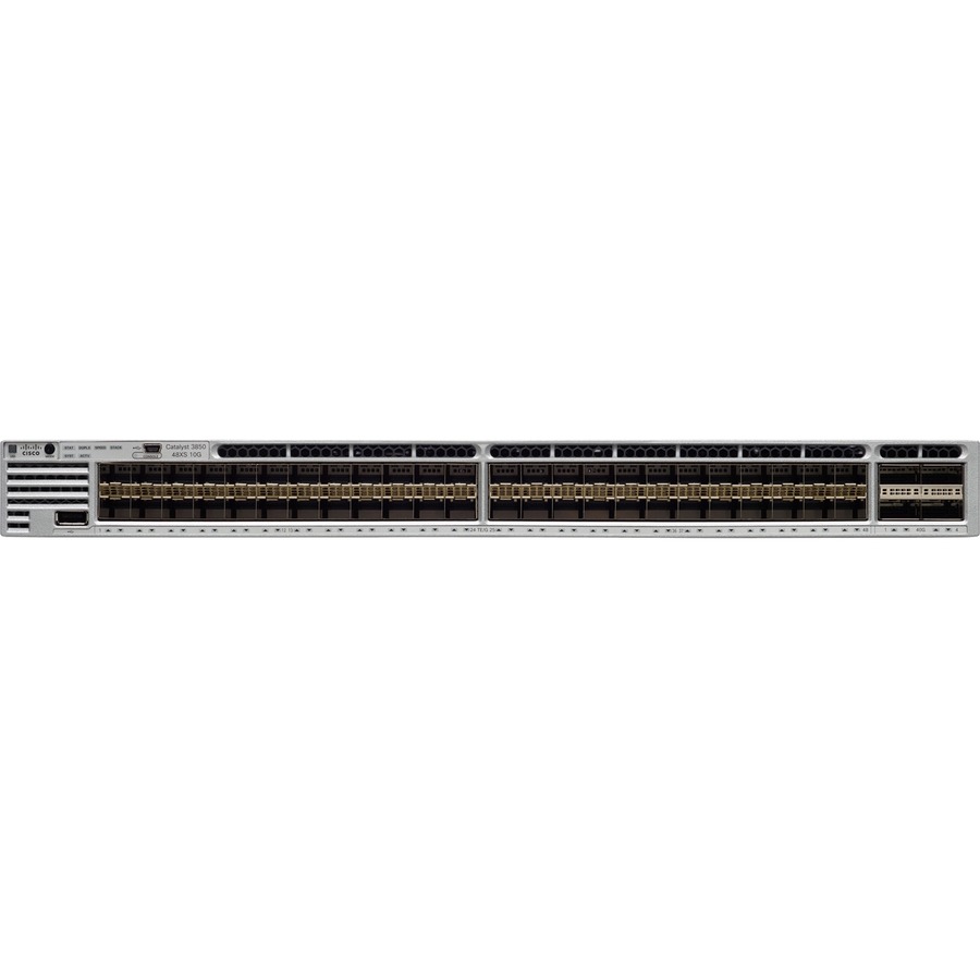CISCOCATALYST3850 48PRT10G FIBRSWITCHIPSRVICS REMANUFACTURED