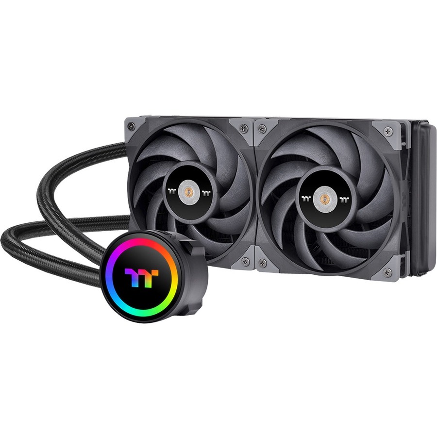 TOUGHLIQUID 240 ARGB SYNC AIO COOLER IS A TOUGHFAN 12, 2000RPM HIGH STATIC FAN,
