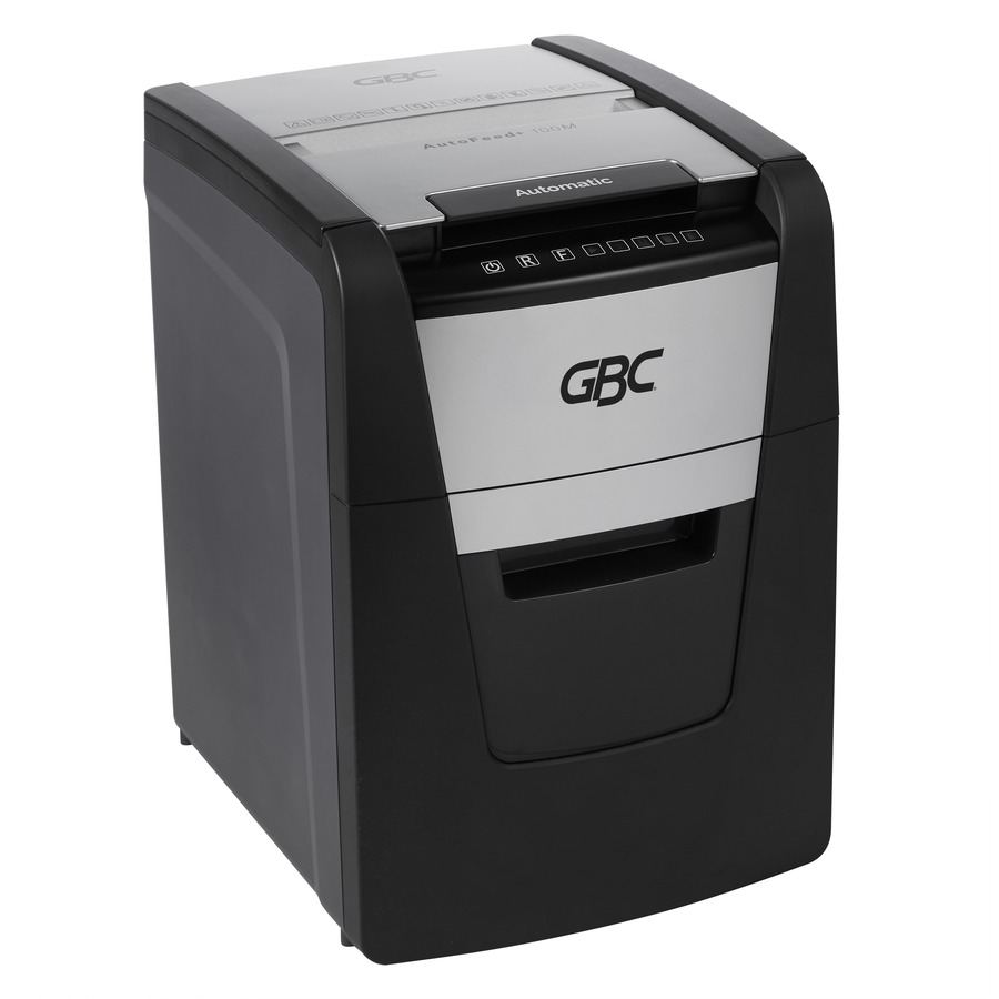 GBC AUTOFEED+ HOME OFFICE SHREDDER, 100M, MICRO-CUT, 100 SHEET