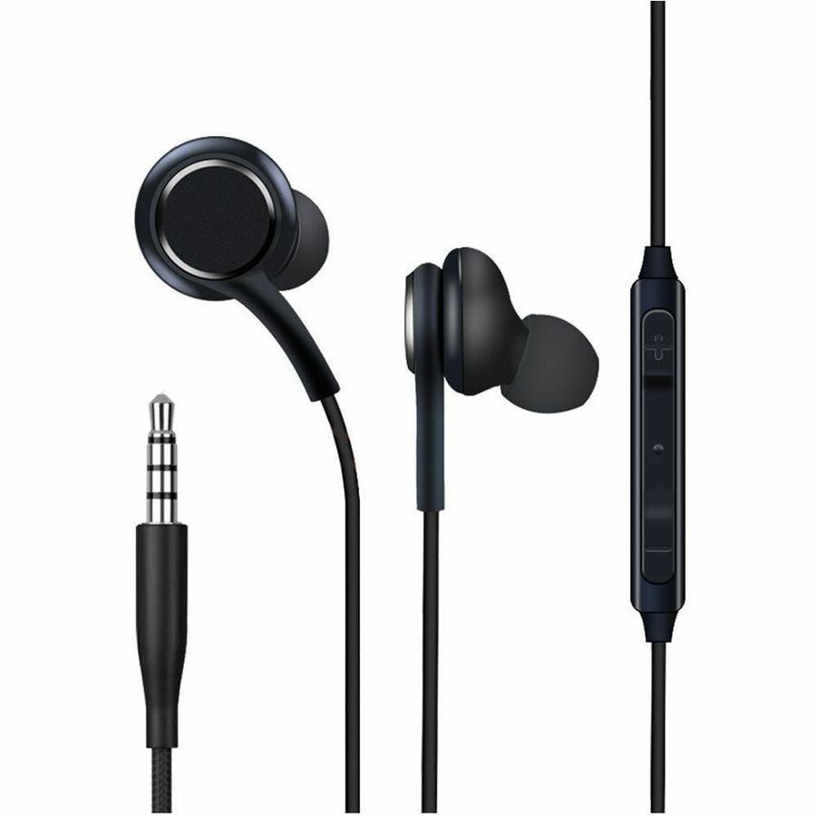 4xem Samsung Akg Earphones with Mic Volume Controller Black