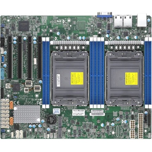 Carte mère serveur SUPERMICRO MBD-X12DPL-I6-B, processeurs évolutifs Intel® Xeon® de 3e génération Dual Socket LGA-4189 (Socket P+) pris en charge, TDP du processeur prend en charge jusqu'à 185 W TDP, 2 UPI jusqu'à 11,2 GT/s