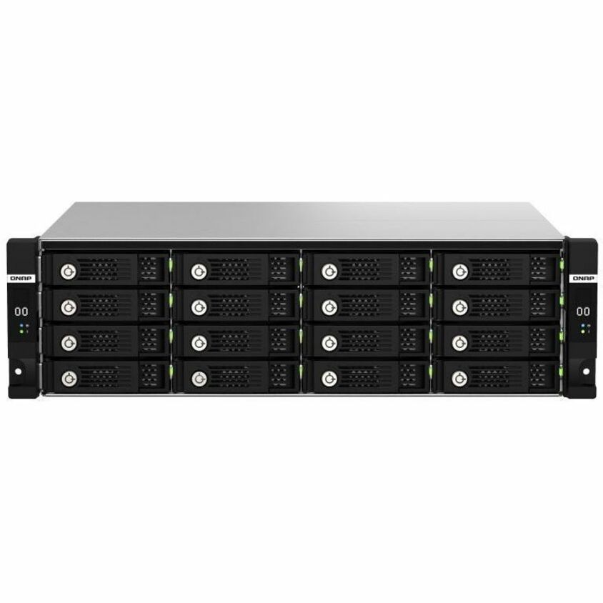 QNAP 16-BAY 3U RACKMOUNT SAS 12GBPS JBOD DUAL CONTROLLER EXPANSION ENCLOSURE WIT