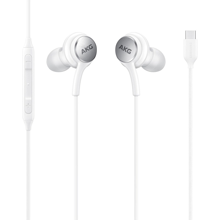 4xem Samsung Akg Earphones with Mic Volume Controller Usbc White