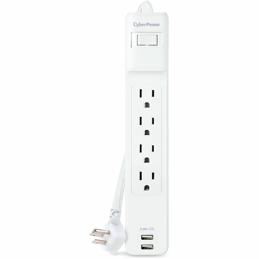 Surge 4 Outlets 6 FT Cord 2 US