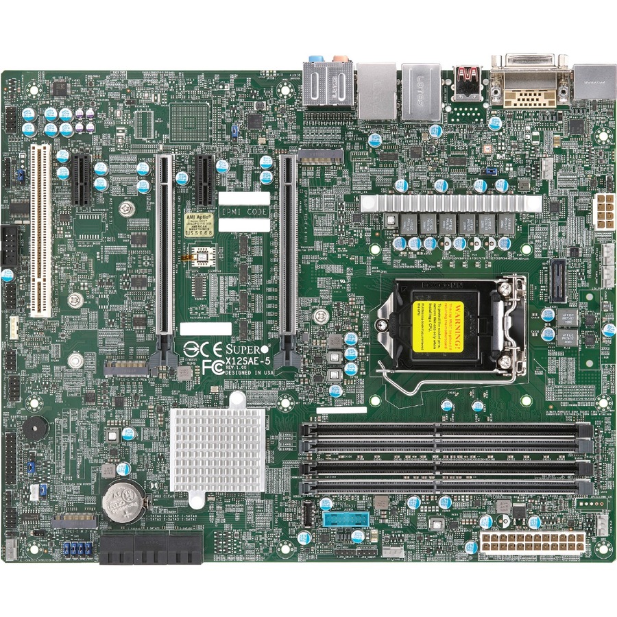 arte de travail Supermicro X12SAE-5 Intel Xeon W-1200 - ATX LGA1200 Intel W580 - Emballage de détail (MBD-X12SAE-5-O