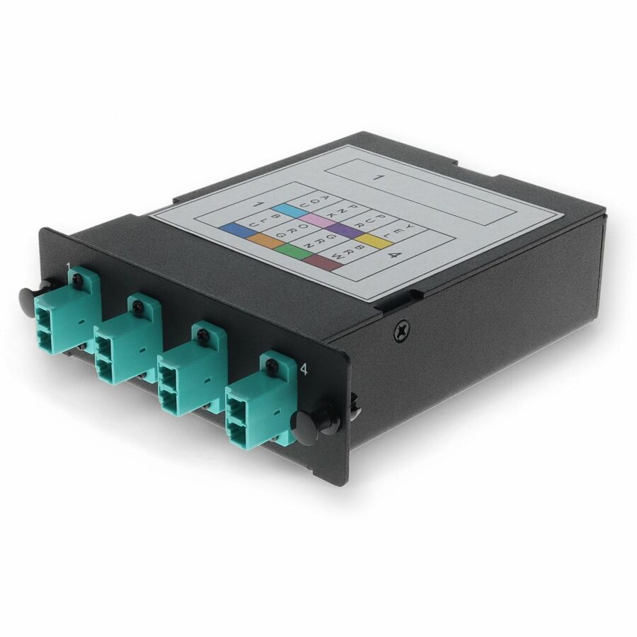 4-BAY CASS 12-FIBER MPO IN 4 LC OUT OM4