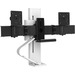 Ergotron TRACE Desk Mount for Monitor, LCD Display - White - 2 Display(s) Supported - 27" Screen Support - 9.80 kg Load Capacity - 75 x 75, 100 x 100 VESA Standard