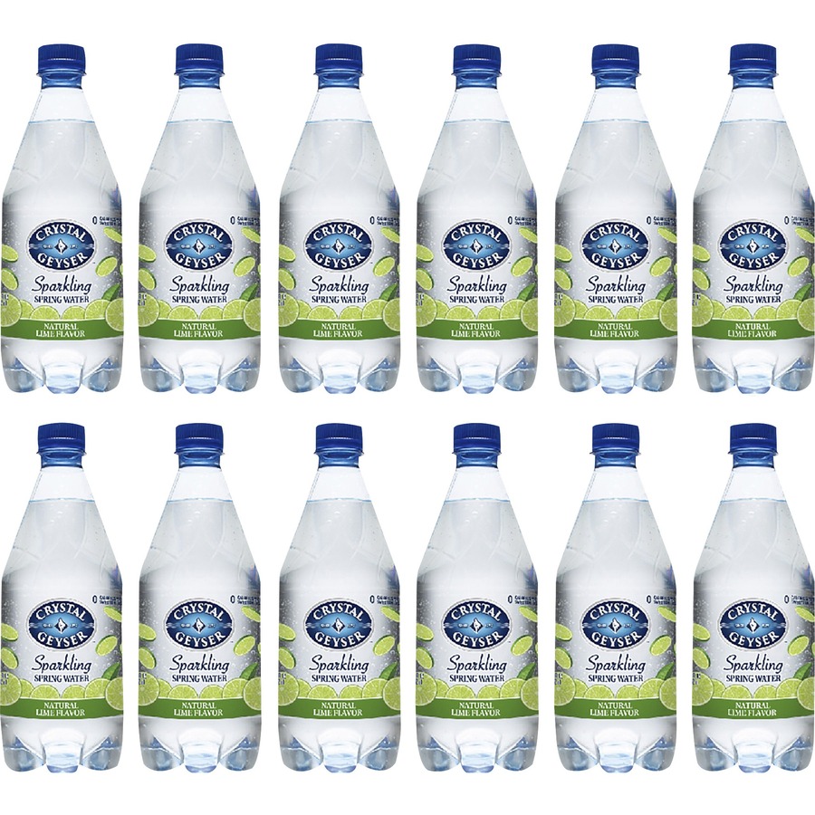 Crystal Geyser Natural Lime Sparkling Spring Water ReadytoDrink